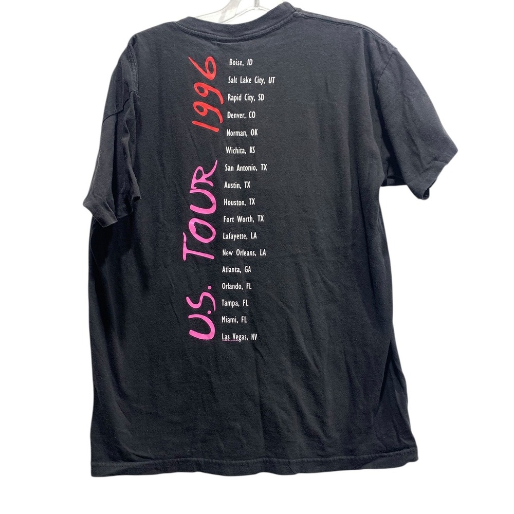 Neil Diamond 1996 U.S. Tour Black T Shirt Mens Size Large - Picture 3 of 5